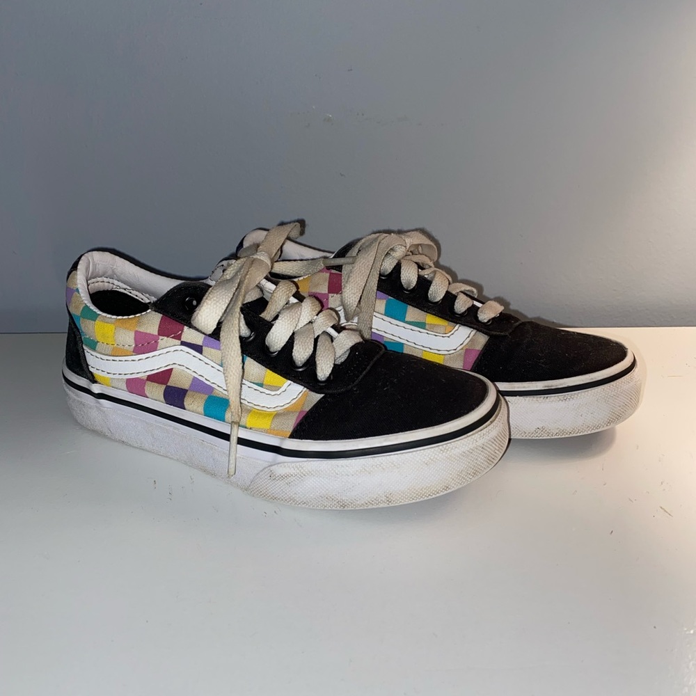 VANS Old Skool Rainbow Checkerboard shoes